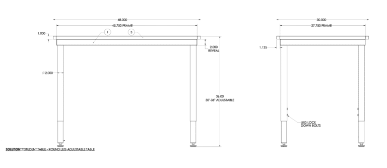 Flexible Lab Furniture - Solution Tables for Labs | AMS